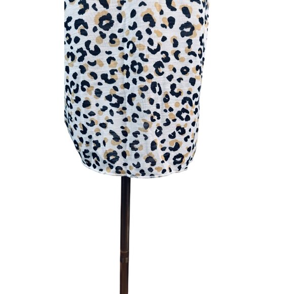 2/$30 NWT Miken Small Swim Leopard Print Sleeveless Cover-Up Dress - Picture 14 of 15